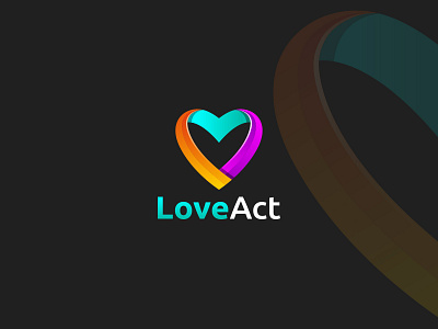 Love Logo Design / Heart Logo / Modern Logo / Abstract Logo