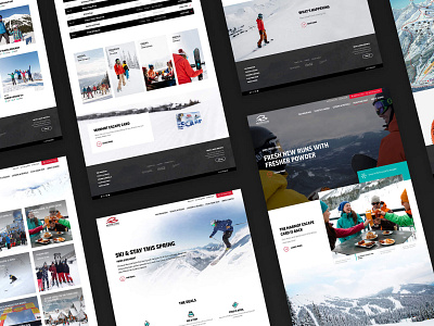 Marmot Basin design mountain resort ski ski resort snow snowboard ui ux web webdesign website