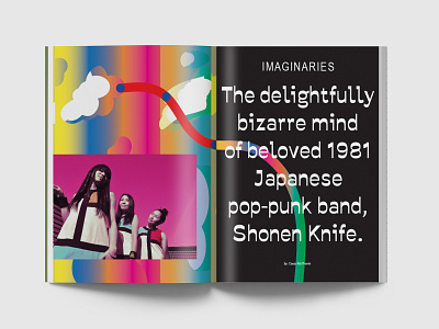 Shonen Knife magazine spread