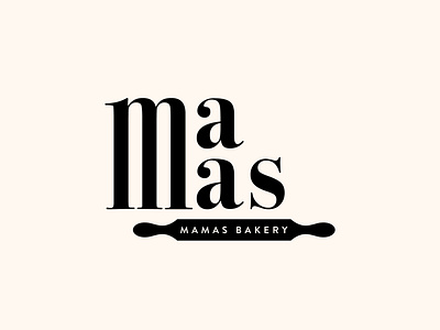 Mamas Bakery bakery brand identity branding design logo logo design logotype minimal minimalism minimalist simple typography