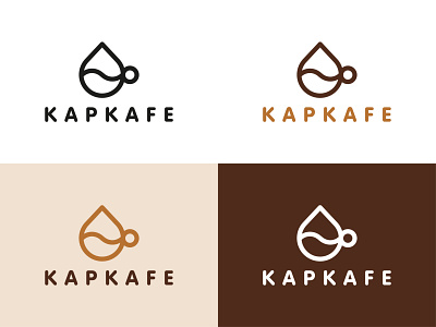 KAPKAFE – coffeehouse logotype