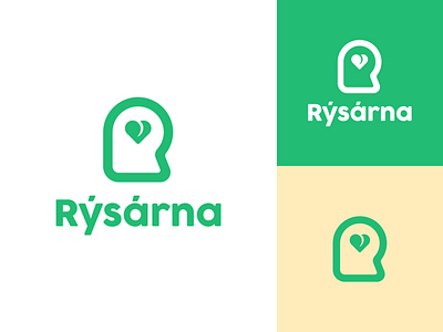 Logotype for Rýsárna brand identity branding design letter logo logo design logotype minimal minimalism simple typography