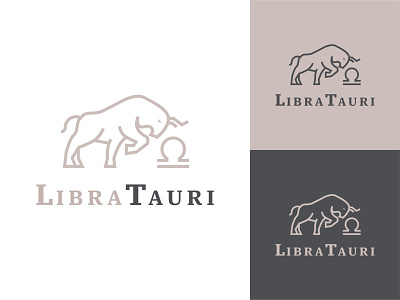 LibraTauri Logotype brand identity branding design identity logo logo design logotype minimal minimalism simple typography