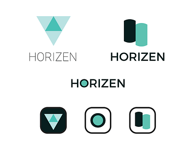 Horizen brand identity design illustrator logo logo design minimal minimalism simple