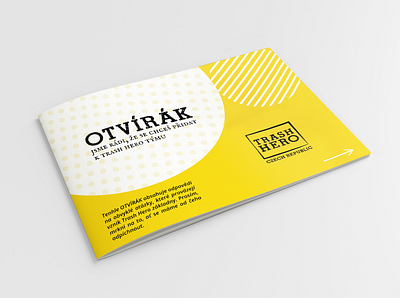Trash Hero brand brand identity brochure brochure design designer minimal minimalism print simple
