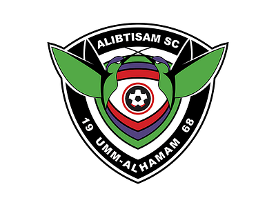 Al-Ibtisam SC Crest arabia bird crest hummingbird qatif saudi soccer