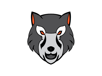 Wolf Mascot logo mascot mudhar sport wolf