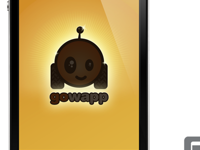 Gowapp - Temp splash screen helvetica rounded iphone logo soon available