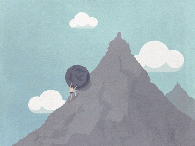 Sisyphus ae animation gif loop sisyphus