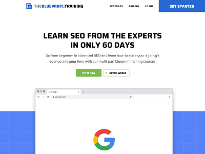 The Blueprint Training - Visual Strategy branding course design google optimized pattern seo training ui ux