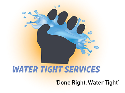 Watertight Dribble logo plumber watertight