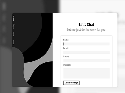 Contact Us – Day 26 contact form contact page daily 100 daily challange design interace sketch ui ux