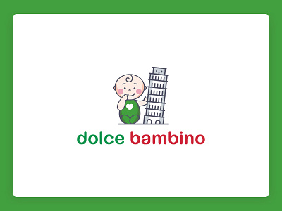 "Dolce Bambino" — online and offline store of goods for newborns branding design graphic design icon identity logo ui ux vector web web design
