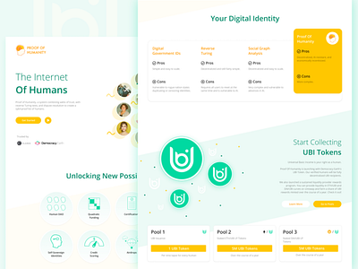 Proof of Humanity website branding ethereum ui user interface ux webdesign website