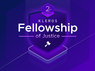 Kleros Fellowship of Justice 2nd Edition branding design icon illustration logo ui vector