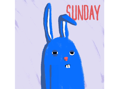 Weekend Bunny - Sunday alcohol bunny drink drinking drunk hangover sunday throw up vomit weekend