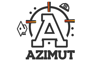 Azimut satrtup logo branding logo logodesign