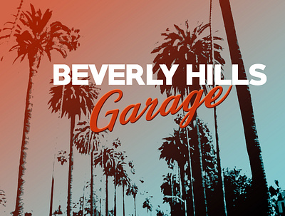 "Beverly Hills Garage" Pitch Deck Cover art direction branding design graphic design logo design photo editing pitch deck presentation design typography