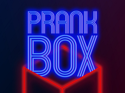 "Prank Box" Pitch Deck Cover art direction graphic design logo design pitch deck presentation design visual branding