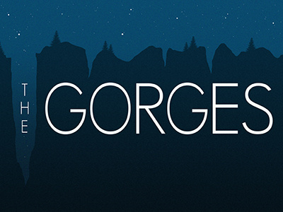 The Gorges Feature Film Pitch Presentation (Cover) graphic design illustration logo design presentation design visual branding