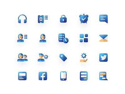 Flat illustration icons branding design flat gradient icon illustration illustrator logo ui vector