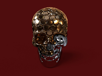 3D skullpture