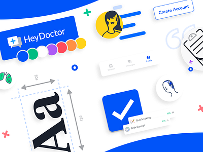 HeyDribbble! branding doctor health healthcare illustration logo medicine telehealth telemedicine