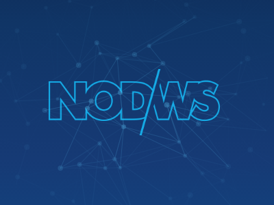 Twitching Node Background background javascript logo nodes