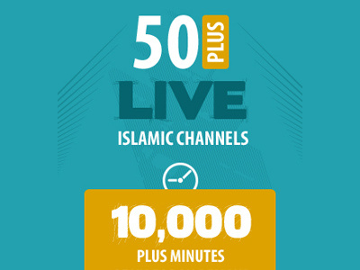 50 plus live islamic channels 50 banners channels minutes plus