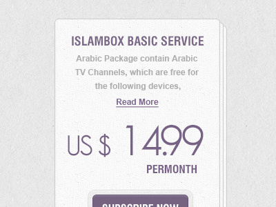 Islambox Package Styles 14.99 arabic basix islambox package permonth services subscribek tv channels