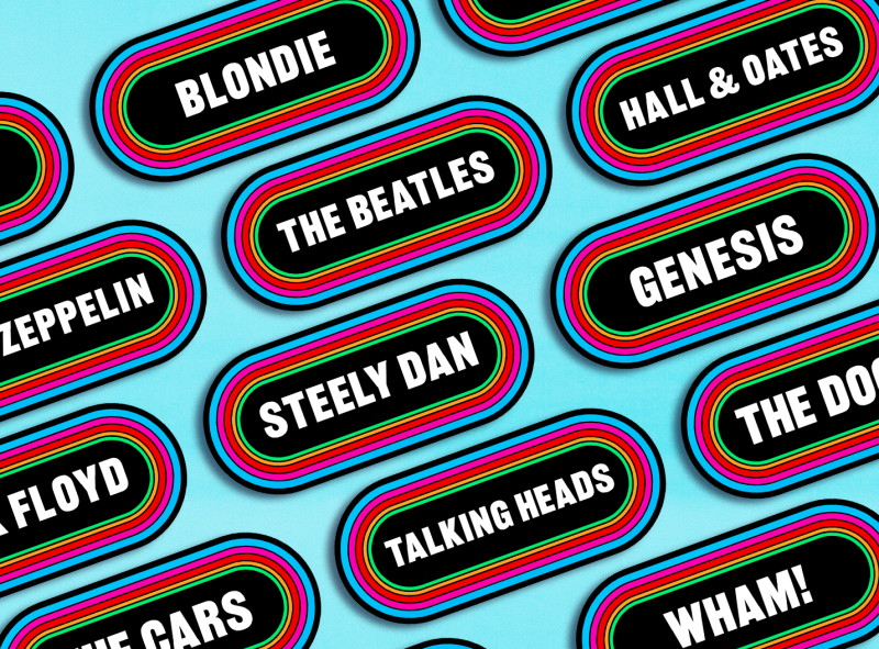 Vintage Styled Music Stickers by isabel i ☺ on Dribbble