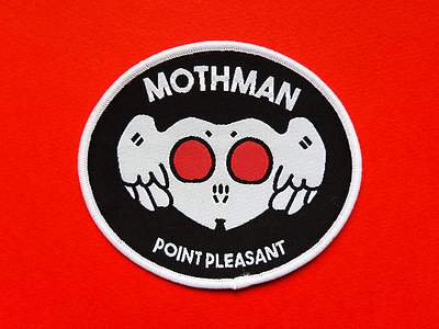 Mothman Patch illustration product design