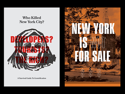 New York Gentrification Posters poster poster design