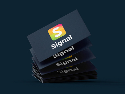 Signal Business Cards brand brand identity branding business cards corporate identity design icon logo logo design typography vector