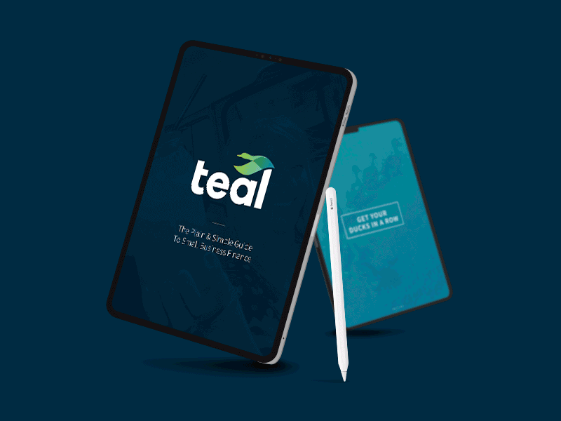 Teal Website Design & Branding animated gif brand brand identity branding logo logo design typography vector web design website