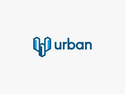 Urban Logo branding concept identity logo. logo design urban.