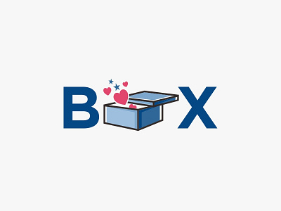 Box Logo concept box branding concept identity logo. logo design