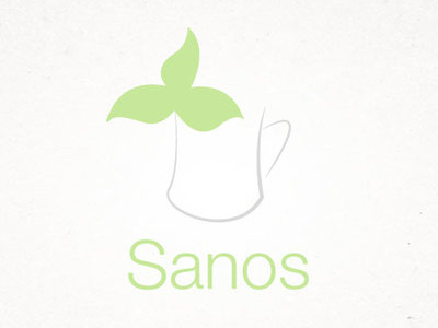 Logo Sanos teas biological healthy logo tea