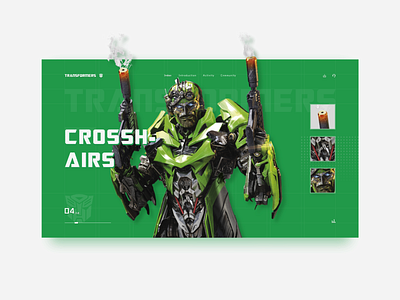 Crosshairs design web