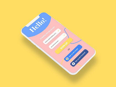 Daily UI: Sign Up