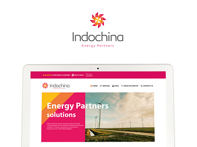Indochina logo and business card #2