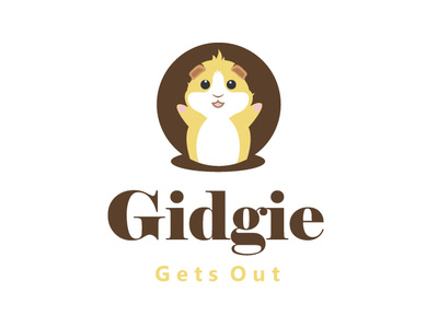 Gidgie Hamster animal cartoon cat cute dog guinea pig hamster logo