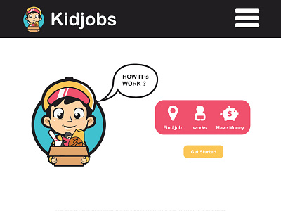 Kidjobs Logo concept