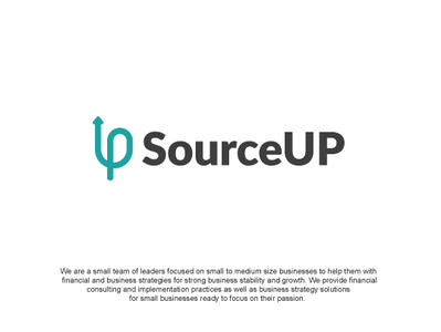 Source UP green loop modern simple source u logo up