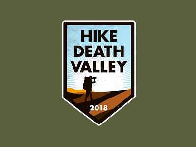 Death Valley branding graphic design identity illustration logo design