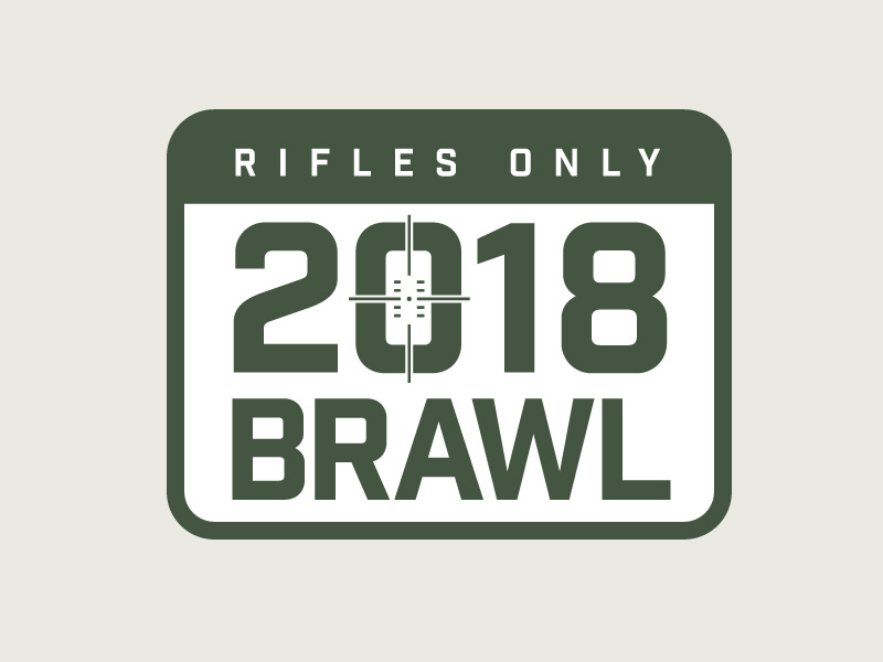 Rifles Only logo design identity branding illustration graphic design