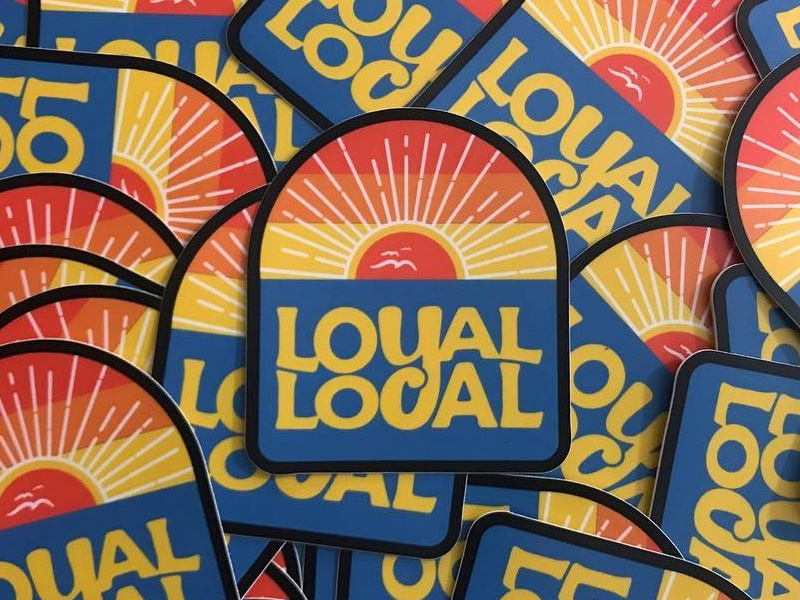 Loyal Local logo design identity branding illustration graphic design