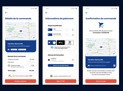 Daily UI 2 Credit Card Checkout app carrefour carrefour drive checkout creditcard dailyui dailyui 002 dailyuichallenge