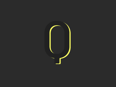 Q branding design icon illustration illustrator logo minimal typography vector