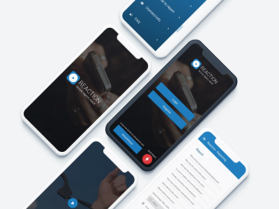 App Reaction android app design ios layout mock up report sketch ui ux webapp